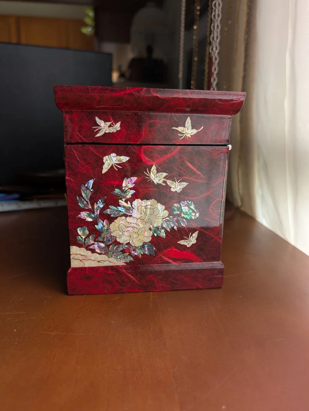 Korean Mother of Pearl Jewelry Box Organizer